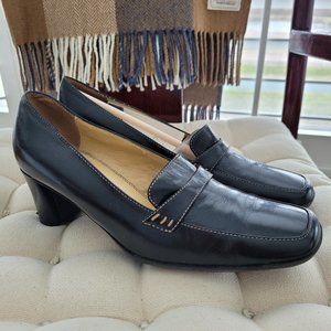 Liz Claiborne Lizflex Women Black Leather Heels Size 6 M